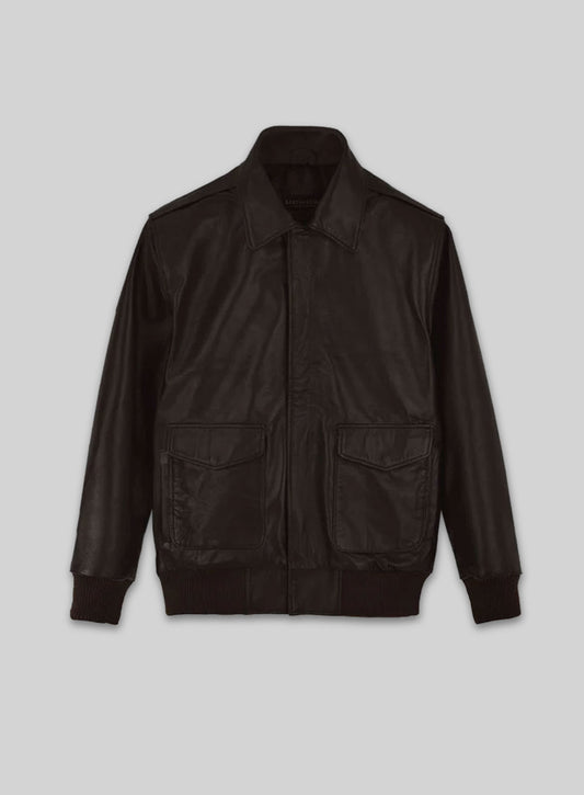 Steve Carell Welcome to Marwen Bomber Leather Jacket