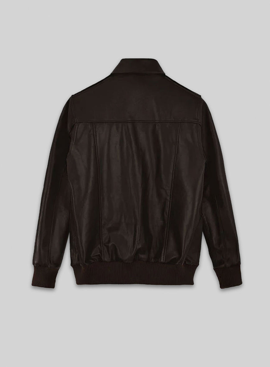 Steve Carell Welcome to Marwen Bomber Leather Jacket