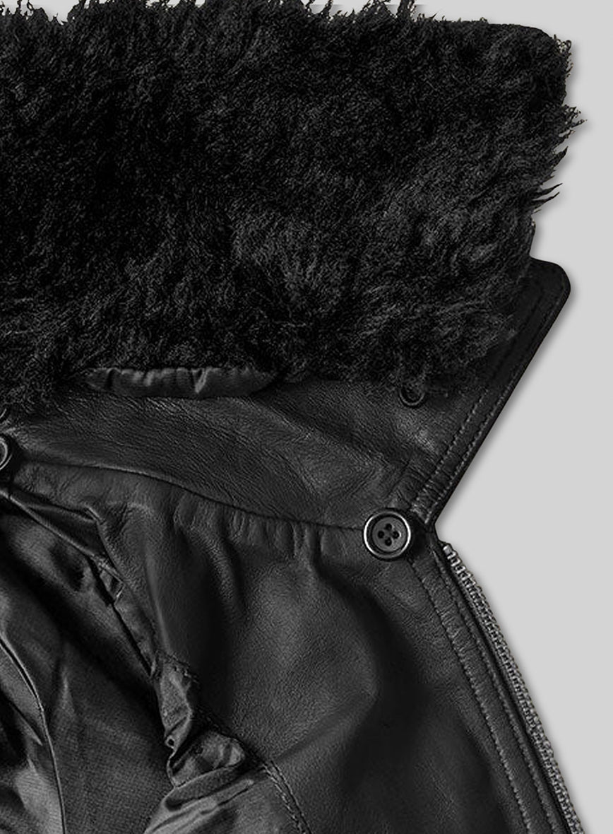 Studded Biker Leather Jacket