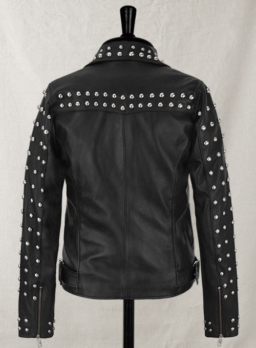 Studded Moto Leather Jacket - LeatherCult