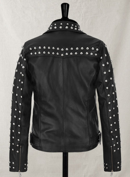 Studded Moto Leather Jacket - LeatherCult