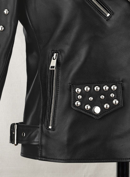 Studded Moto Leather Jacket - LeatherCult