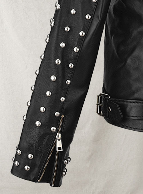 Studded Moto Leather Jacket - LeatherCult
