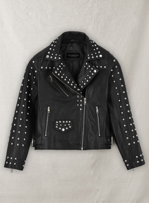 Studded Moto Leather Jacket - LeatherCult