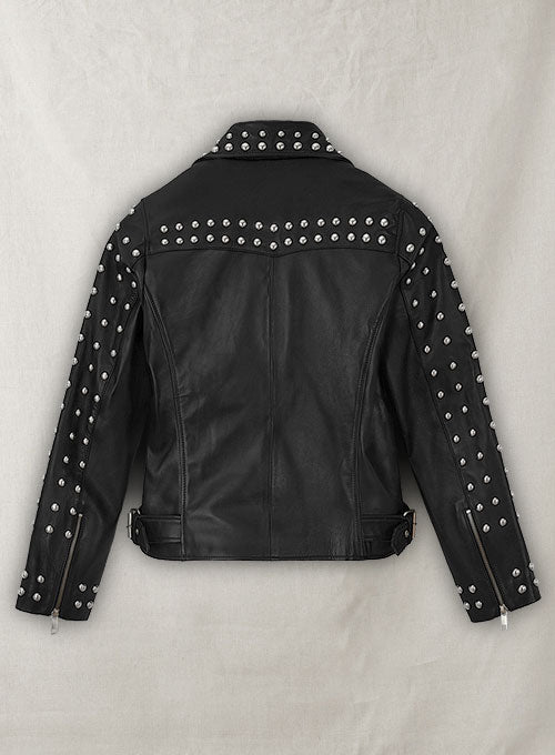 Studded Moto Leather Jacket - LeatherCult