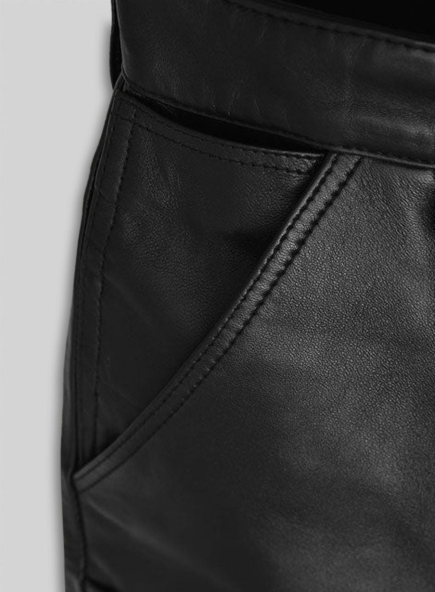 Stylist Carpenter Leather Shorts
