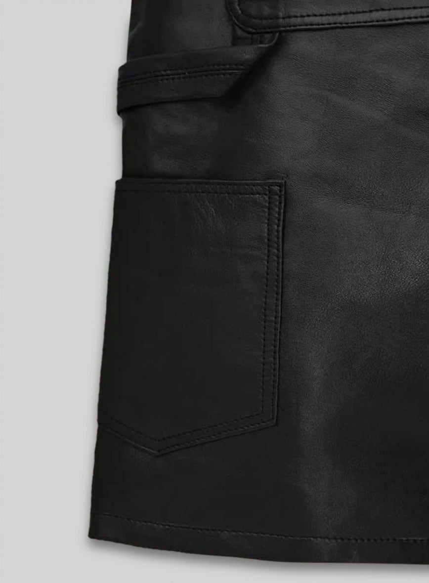 Stylist Carpenter Leather Shorts