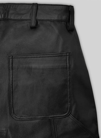 Stylist Carpenter Leather Shorts