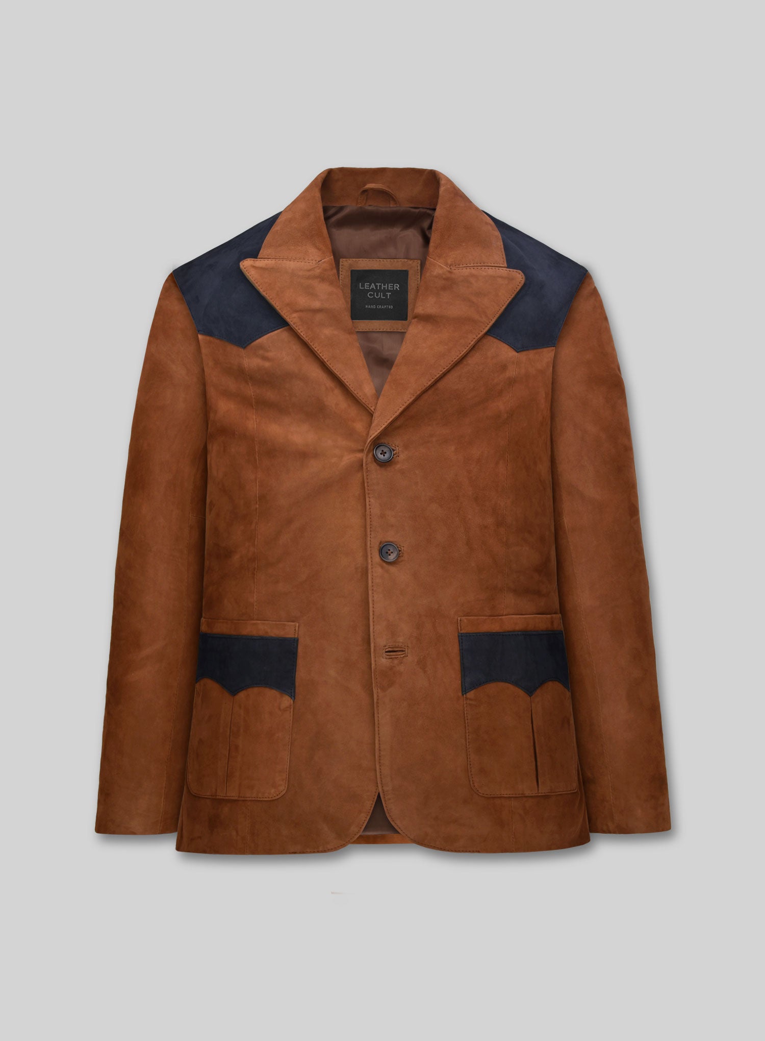 Suede Western Leather Blazer – LeatherCult