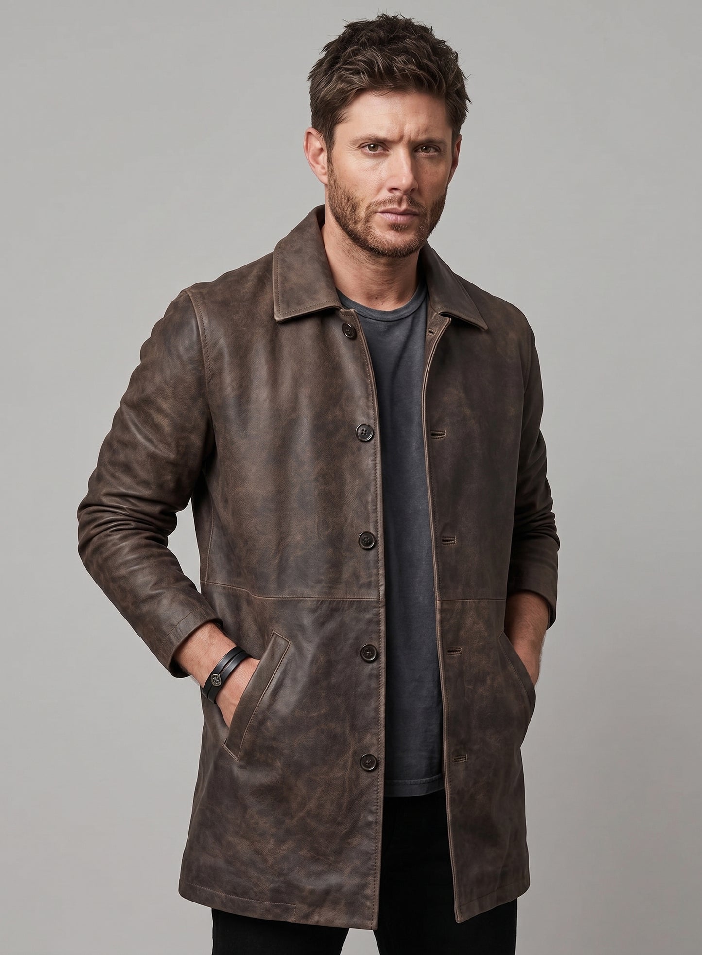 Supernatural Dean Winchester Leather Trench Coat