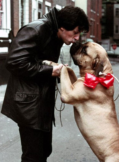 Sylvester Stallone Rocky 2 Leather Trench Coat - LeatherCult