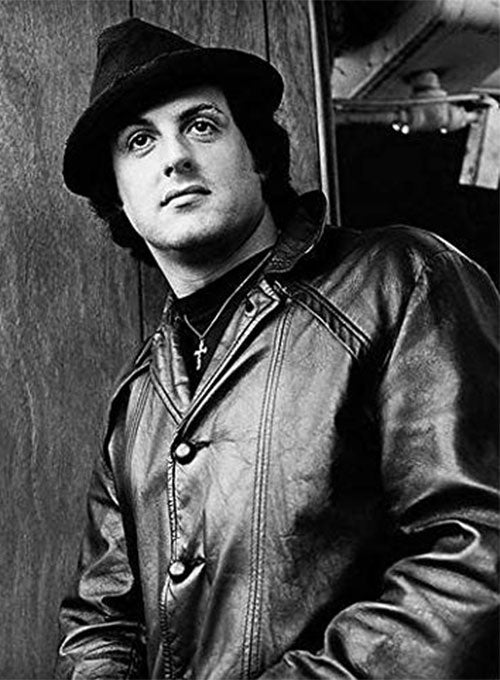 Sylvester Stallone Rocky 2 Leather Trench Coat - LeatherCult