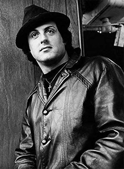 Sylvester Stallone Rocky 2 Leather Trench Coat - LeatherCult