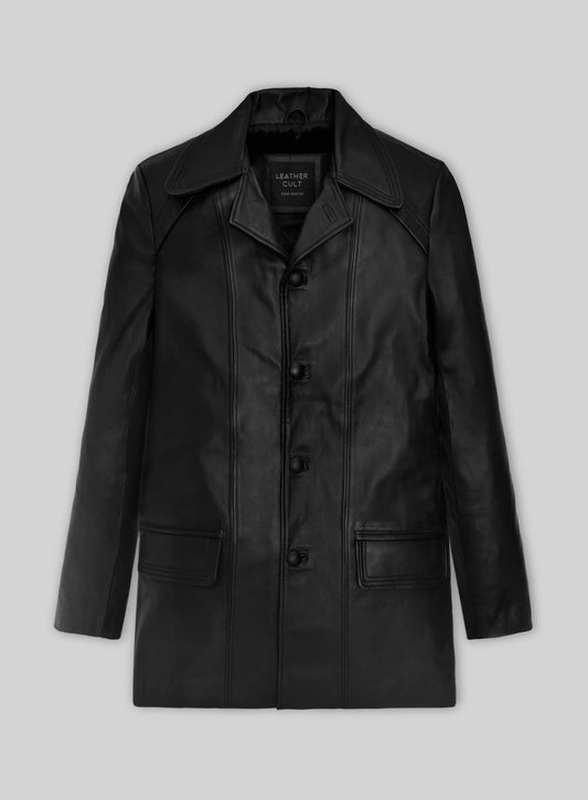 Sylvester Stallone Rocky 2 Leather Trench Coat