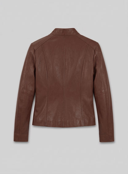 Tan Leather Jacket # 230