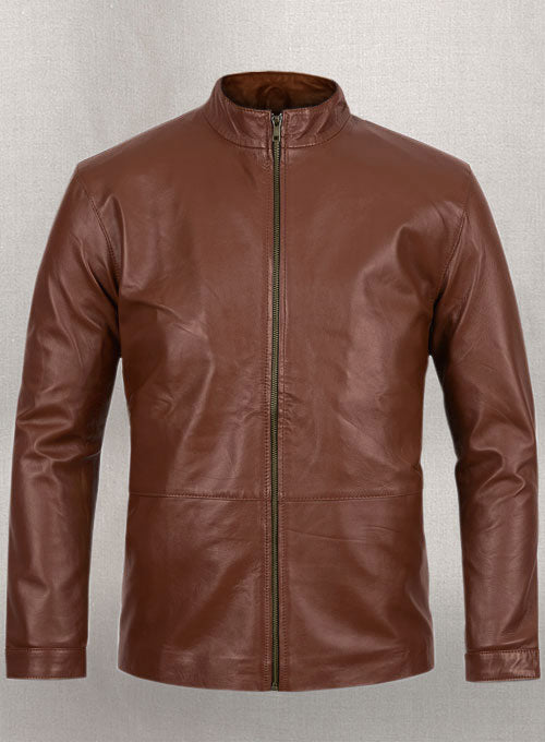 Tan Brown Minority Report Leather Jacket - LeatherCult