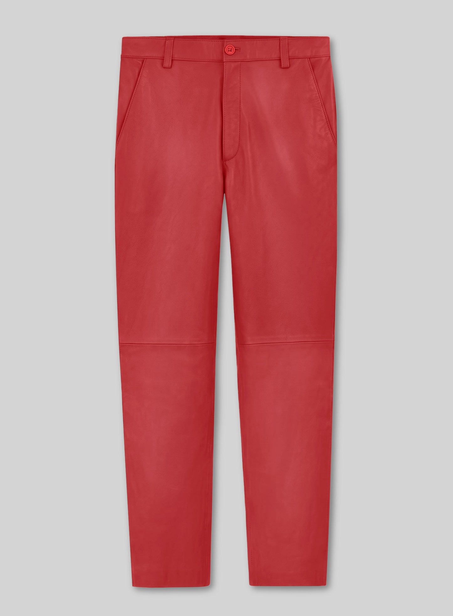 Tango Red Lambskin Leather Suit