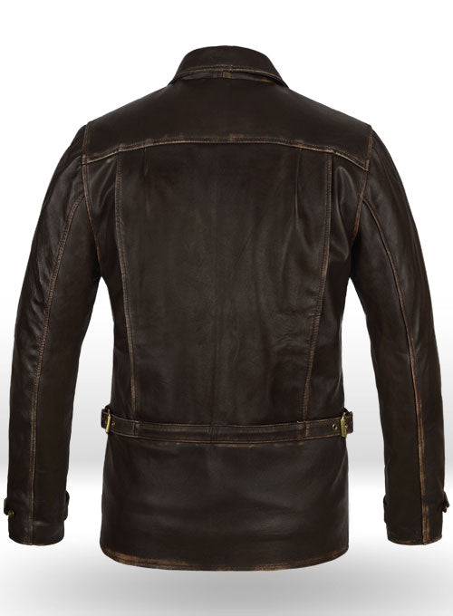 Rubbed Brown Taylor Lautner The Twilight Saga Leather Jacket - LeatherCult