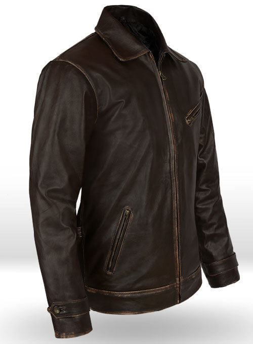 Rubbed Brown Taylor Lautner The Twilight Saga Leather Jacket - LeatherCult