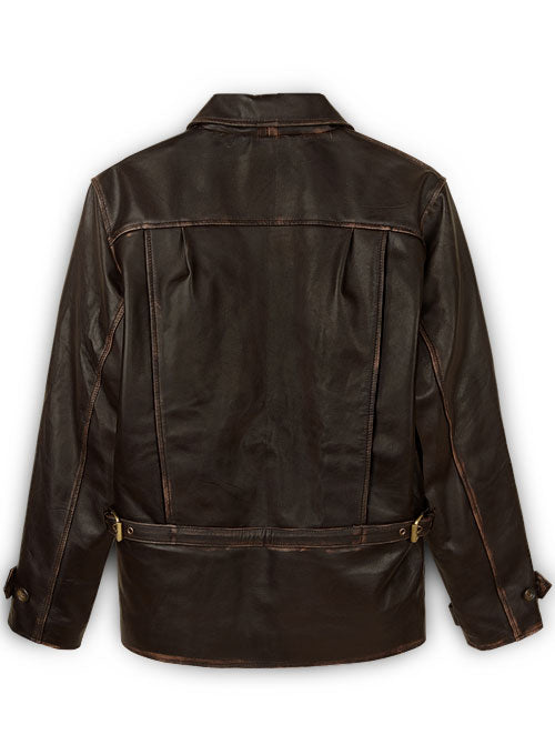 Rubbed Brown Taylor Lautner The Twilight Saga Leather Jacket - LeatherCult