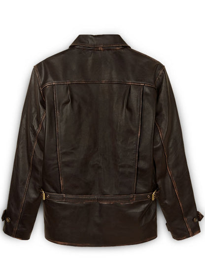 Rubbed Brown Taylor Lautner The Twilight Saga Leather Jacket - LeatherCult