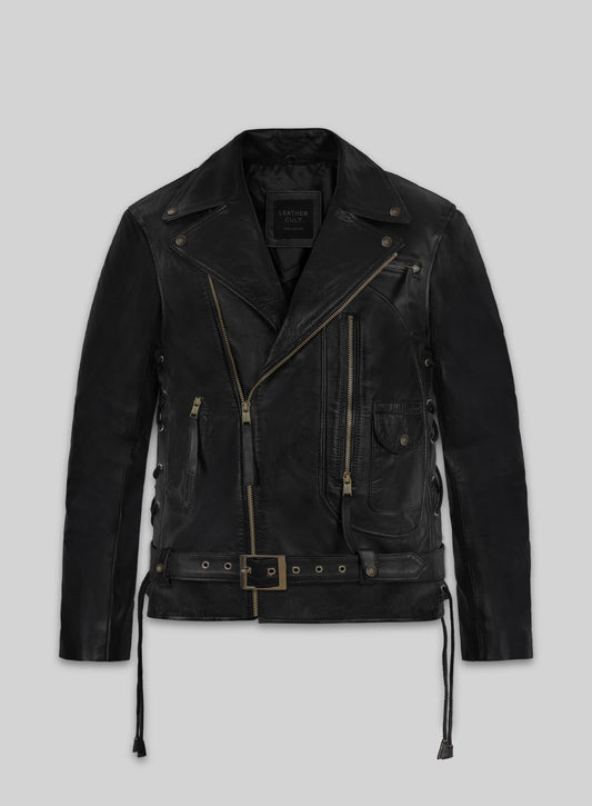 Terminator 2 Arnold Schwarzenegger Leather Jacket