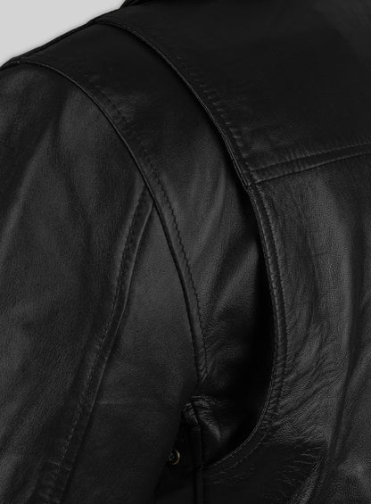 Terminator 2 Arnold Schwarzenegger Leather Jacket