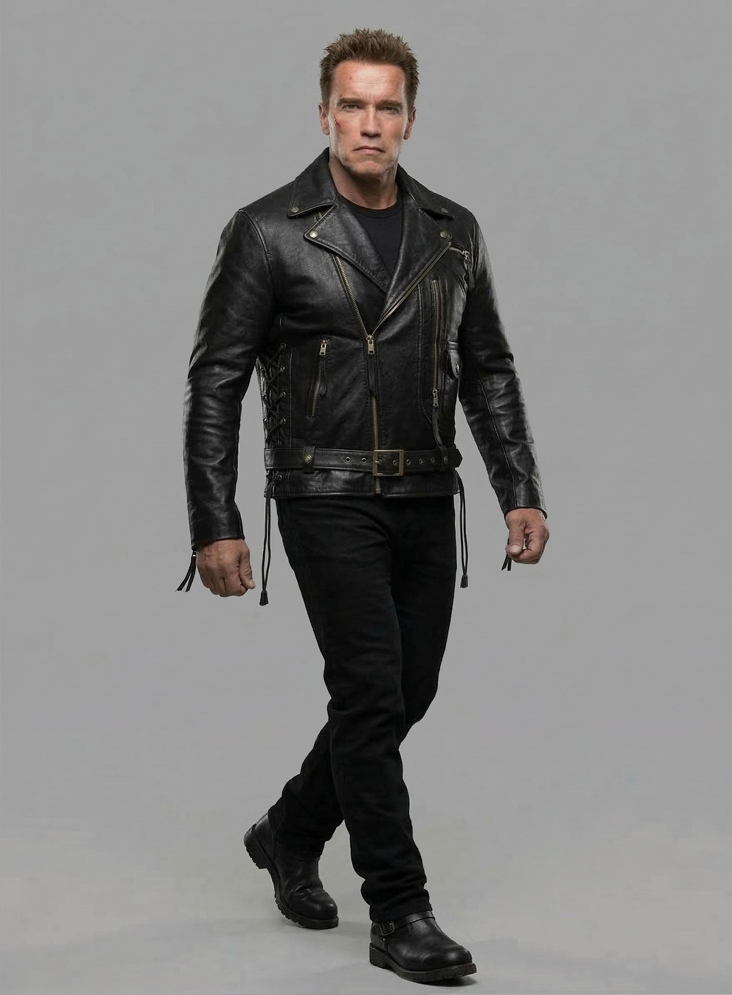 Terminator 2 Arnold Schwarzenegger Leather Jacket – LeatherCult