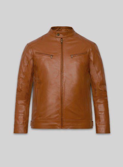 Terrain Brown Leather Jacket # 655