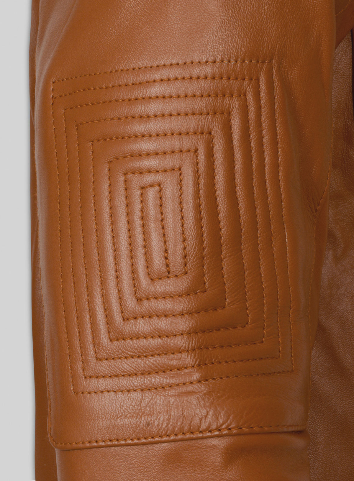 Terrain Brown Leather Jacket # 655