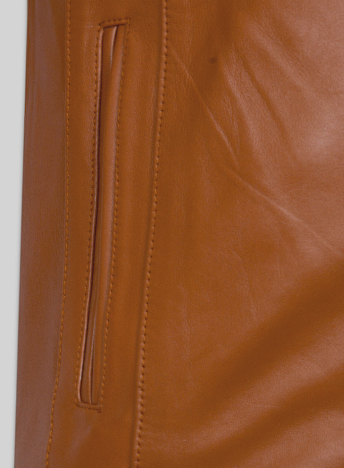Terrain Brown Leather Jacket # 655