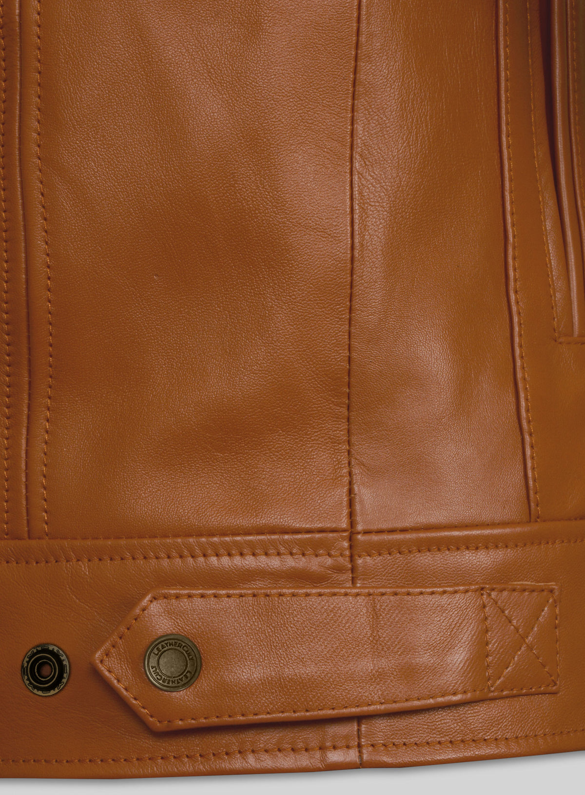 Terrain Brown Leather Jacket # 655