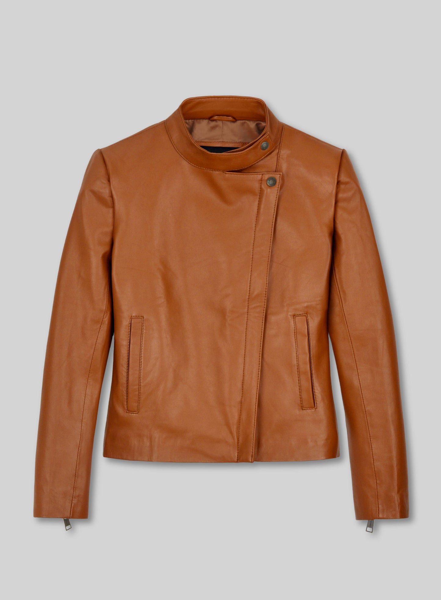 Terrain Brown Ellen Pompeo Leather Jacket #1