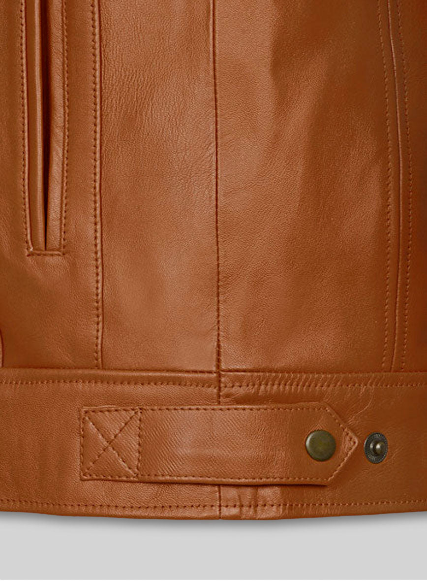 Terrain Brown Leather Jacket # 655