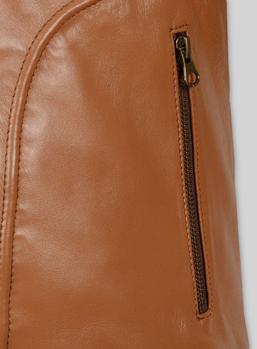 Terrain Brown Mission Impossible Ghost Protocol Leather Jacket
