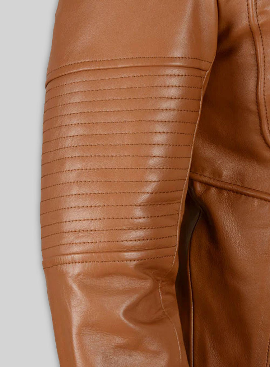 Terrain Brown Mission Impossible Ghost Protocol Leather Jacket