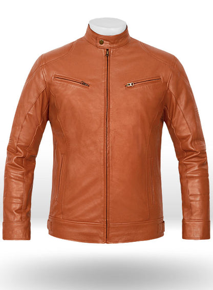 Terrain Brown Leather Jacket # 655 - LeatherCult