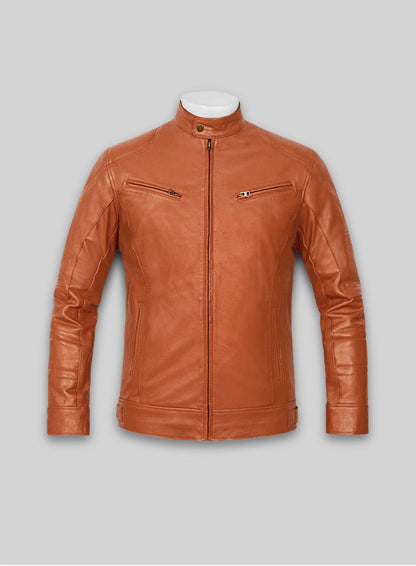 Terrain Brown Leather Jacket # 655