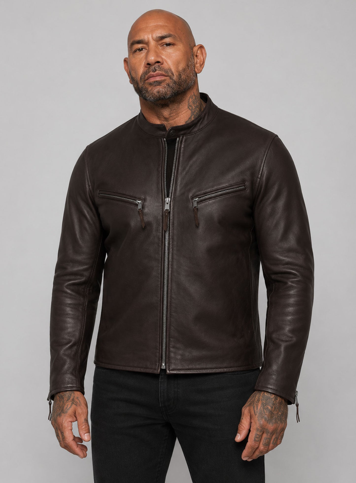 The Wrecking Crew Dave Bautista Leather Jacket