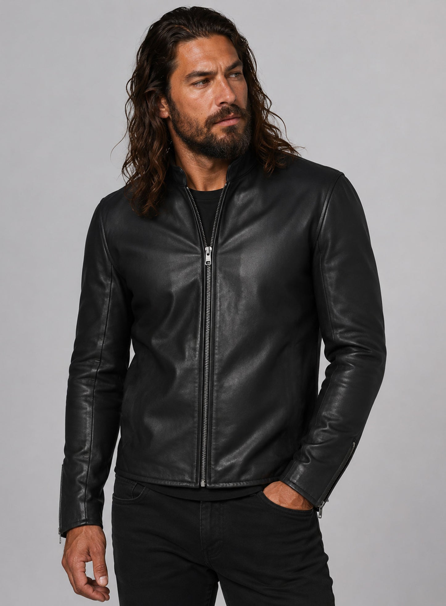 The Wrecking Crew Jason Momoa Leather Jacket # 1
