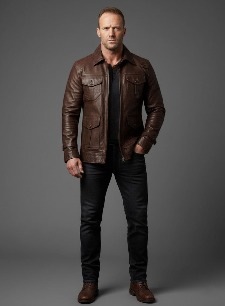 The Expendables 2 Jason Statham Leather Jacket