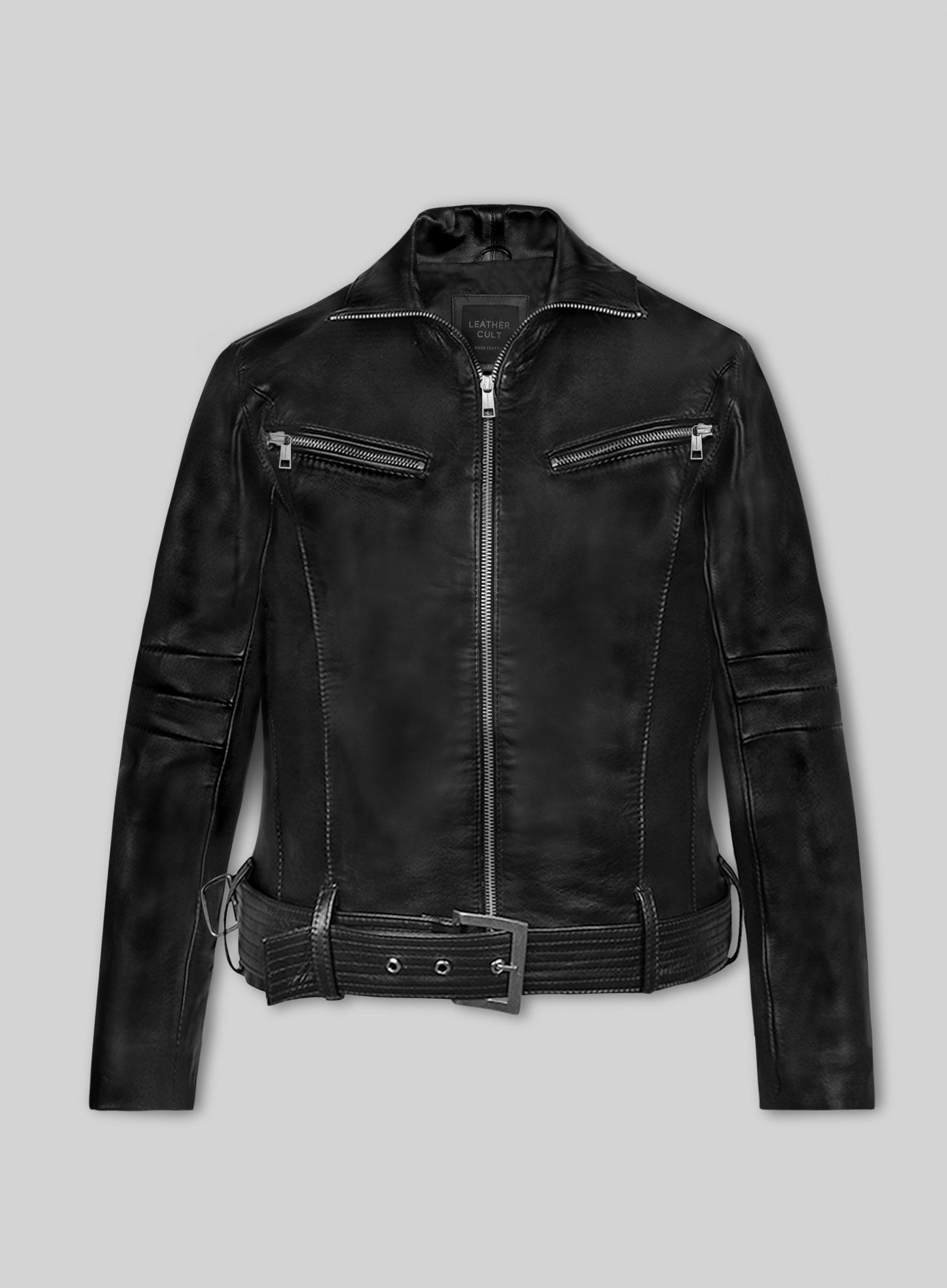 Thick Black Rachel G I Joe The Rise of Cobra Leather Jacket