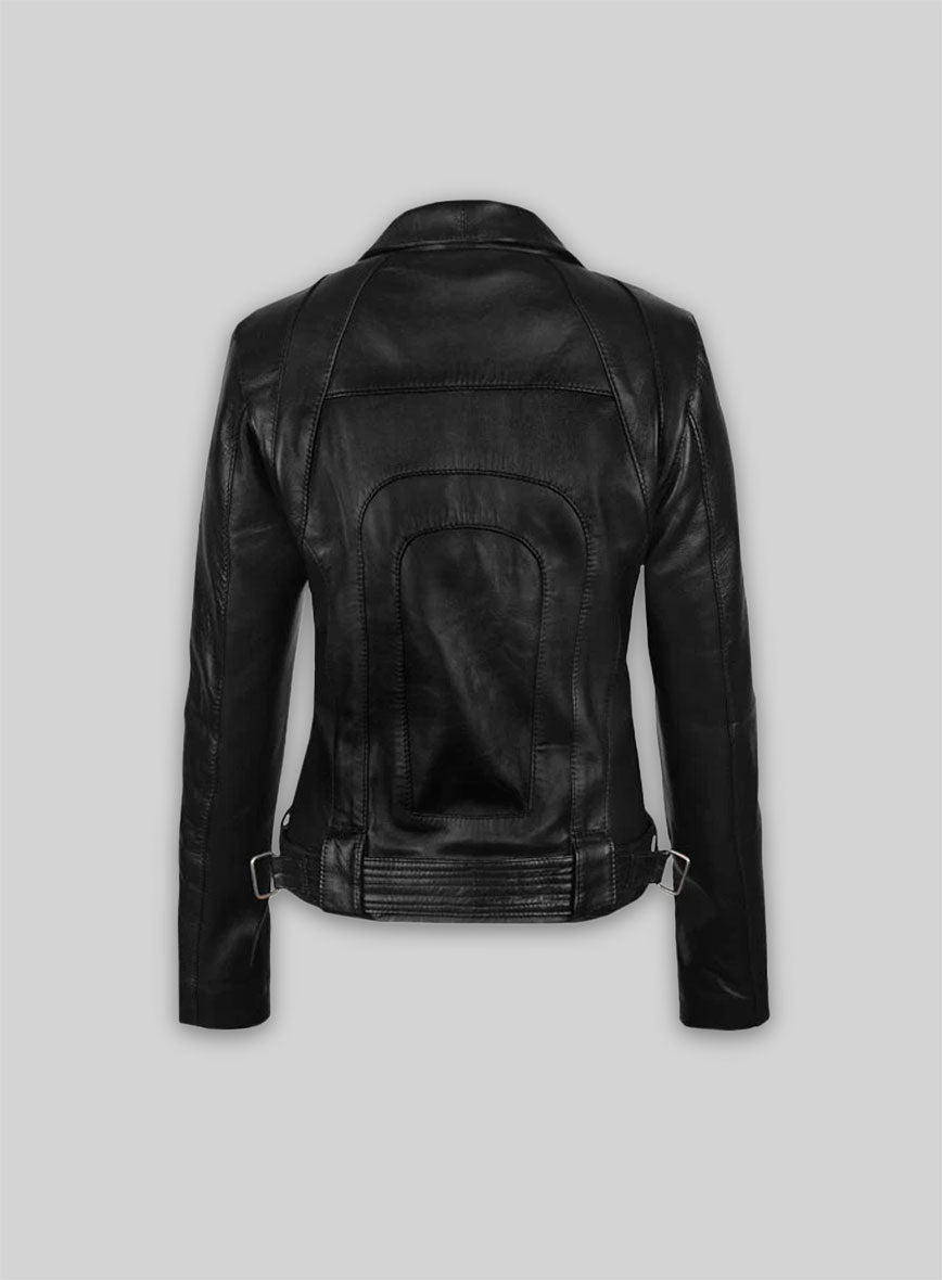 Thick Black Rachel G I Joe The Rise of Cobra Leather Jacket