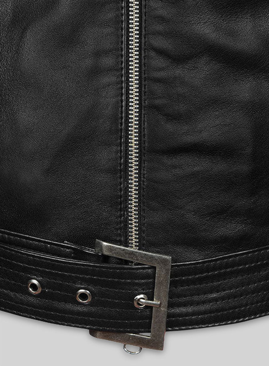 Thick Black Rachel G I Joe The Rise of Cobra Leather Jacket