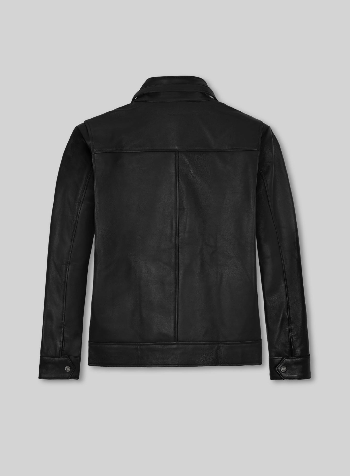 Thick Black Rafael Nadal Leather Jacket