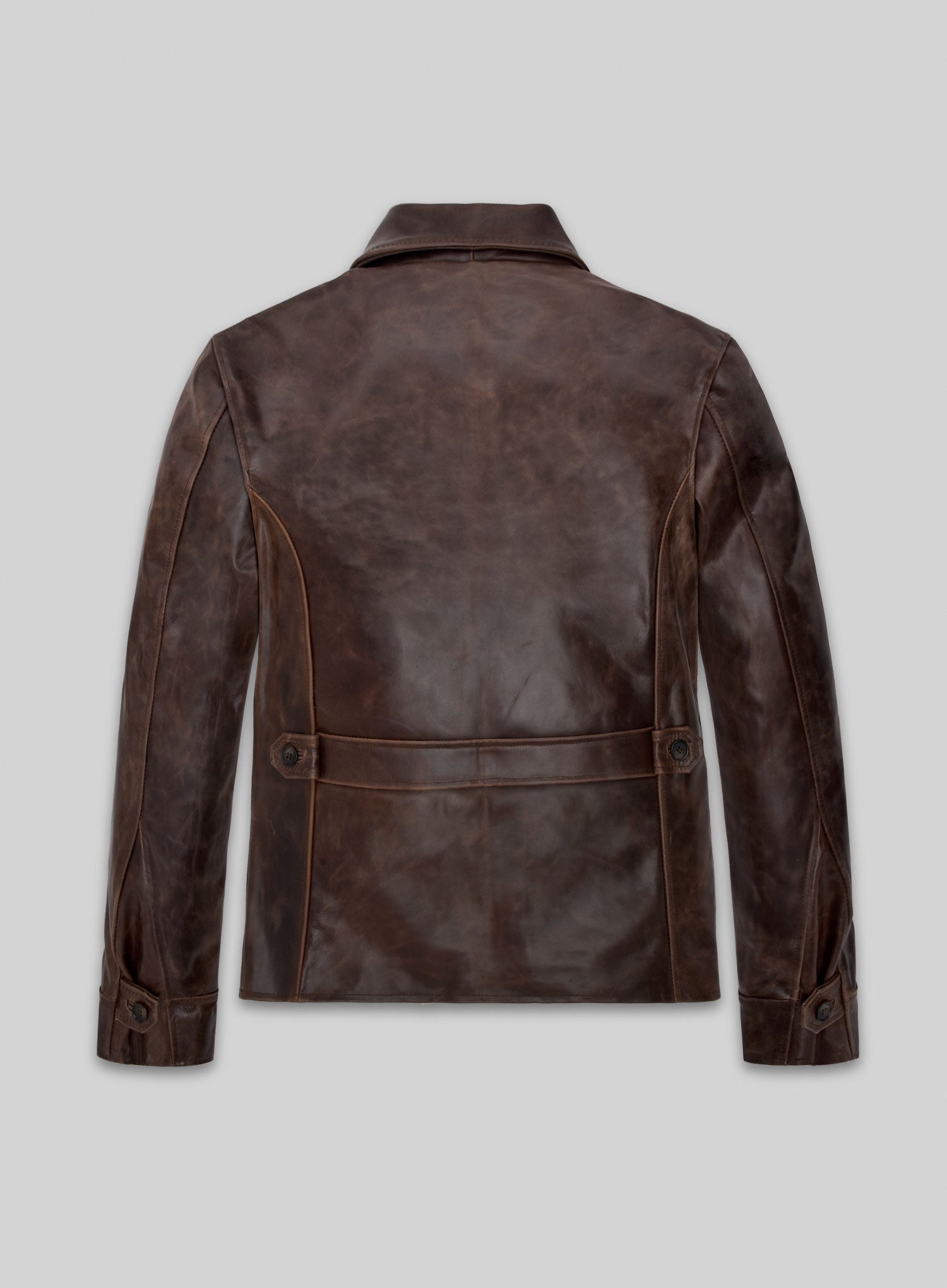 Thick Dark Espresso Johnny Depp Leather Jacket #1 – LeatherCult