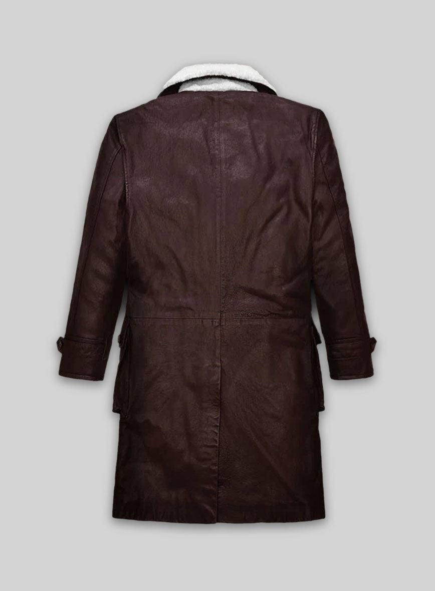 Thick Goat Brown Washed & Wax Tom Hardy Trench Coat – LeatherCult