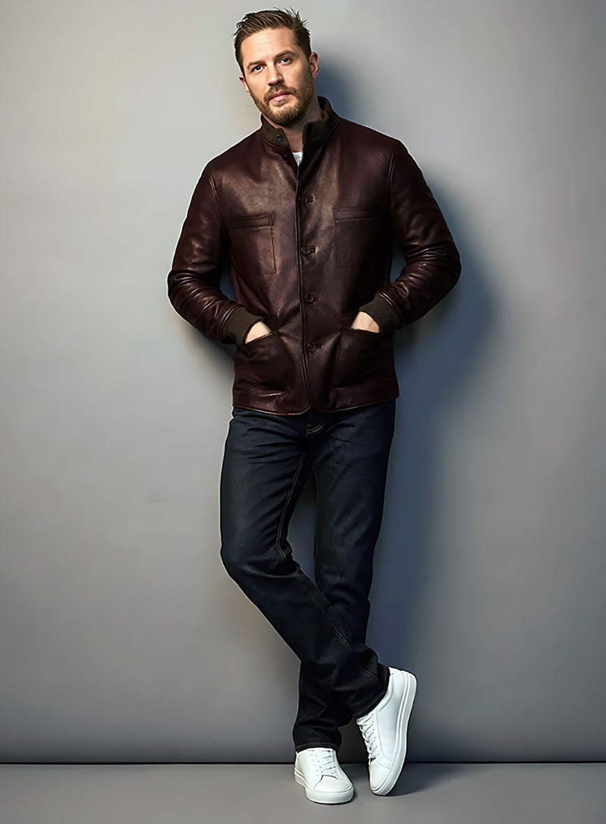 Thick Goat Dark Brown Tom Hardy Mobland Leather Jacket – LeatherCult