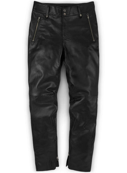 Thrill Leather Biker Jeans - LeatherCult