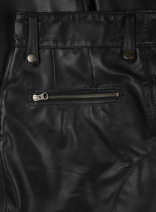 Thrill Leather Biker Jeans - LeatherCult